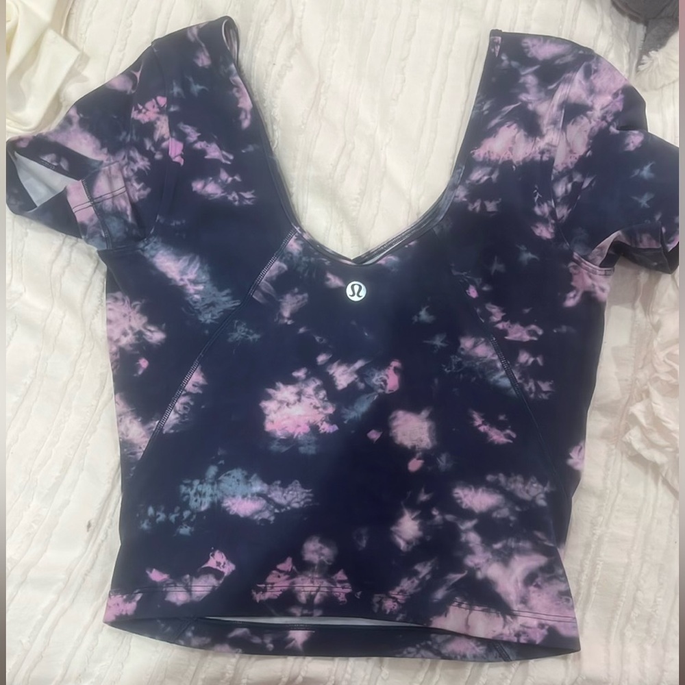 lululemon align tee tie dye